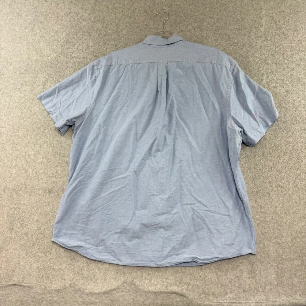 Polo Ralph Lauren Button Down Mens XXL Blue Untucked Fit Denim Chambray Shirt